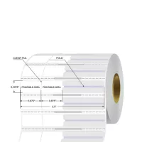 Barcode Label Gold Transfer