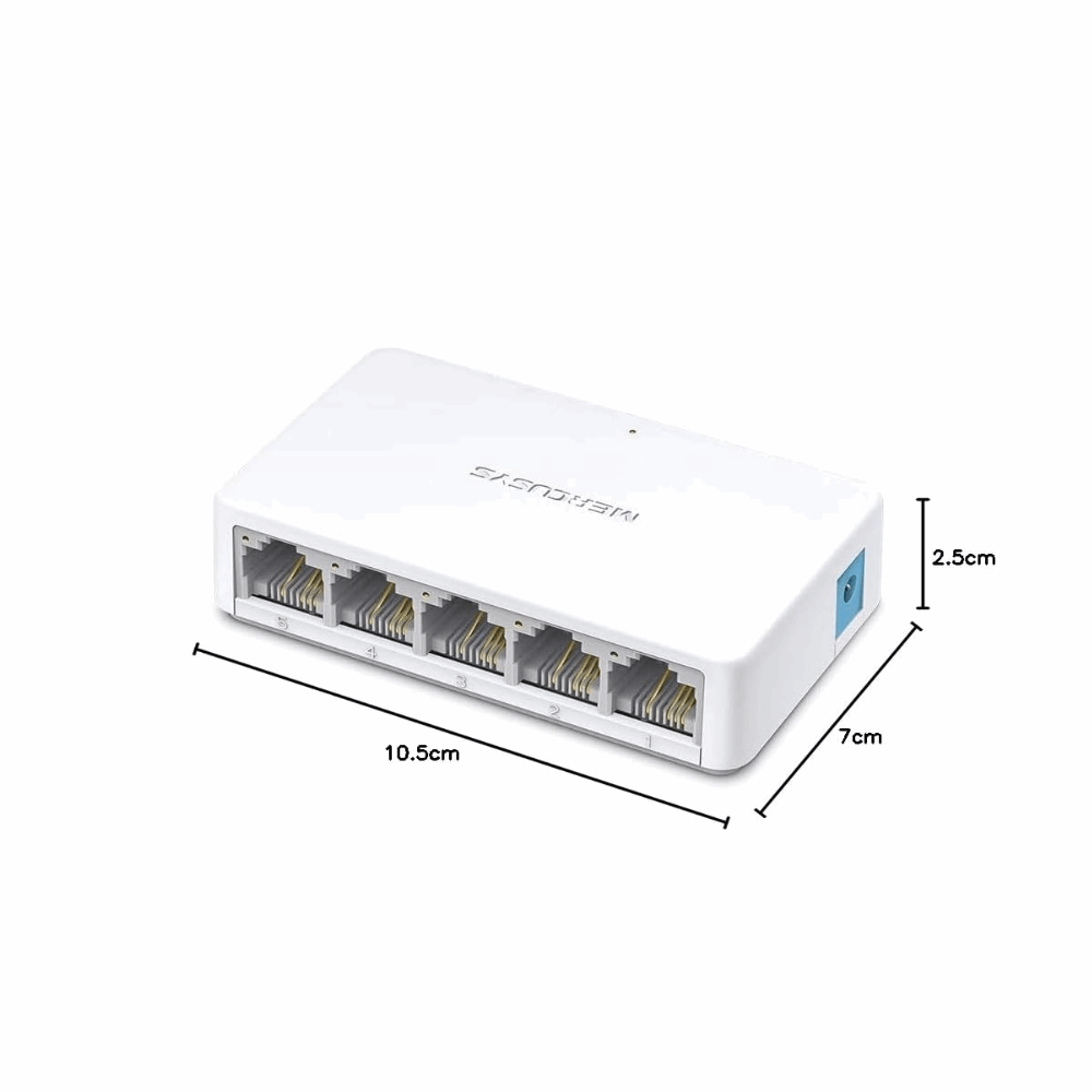 Switch Mercusys MS105 5-Port 10/100Mbps Desktop Switch