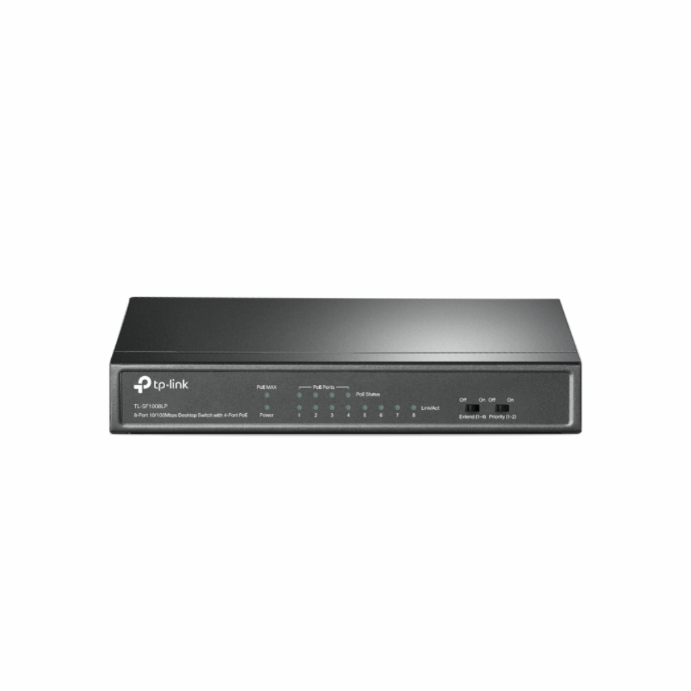 سويتش موزع شبكه تي بي لينك TL-SF1008LP 8-Port 10/100Mbps Desktop