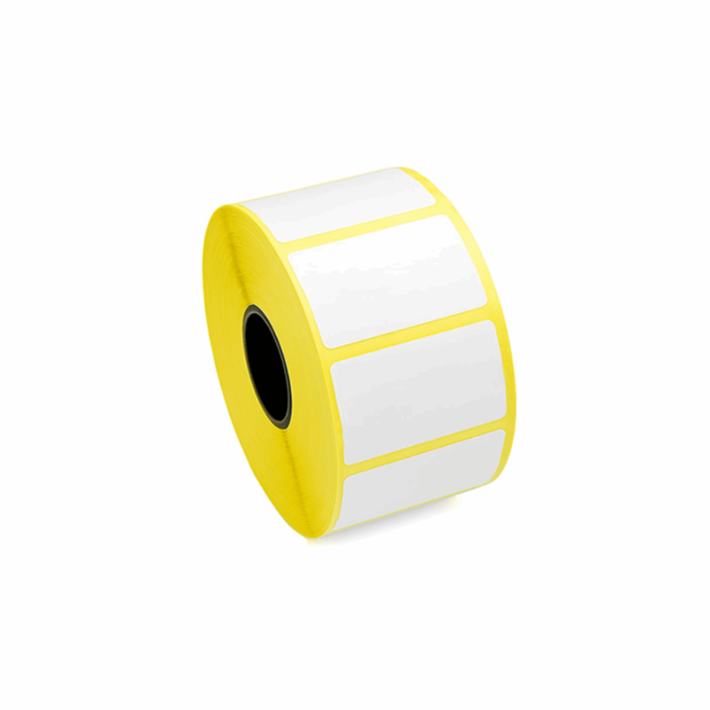 Barcode Label 3.8*2.5 Thermal 1400 Stickers اصفر
