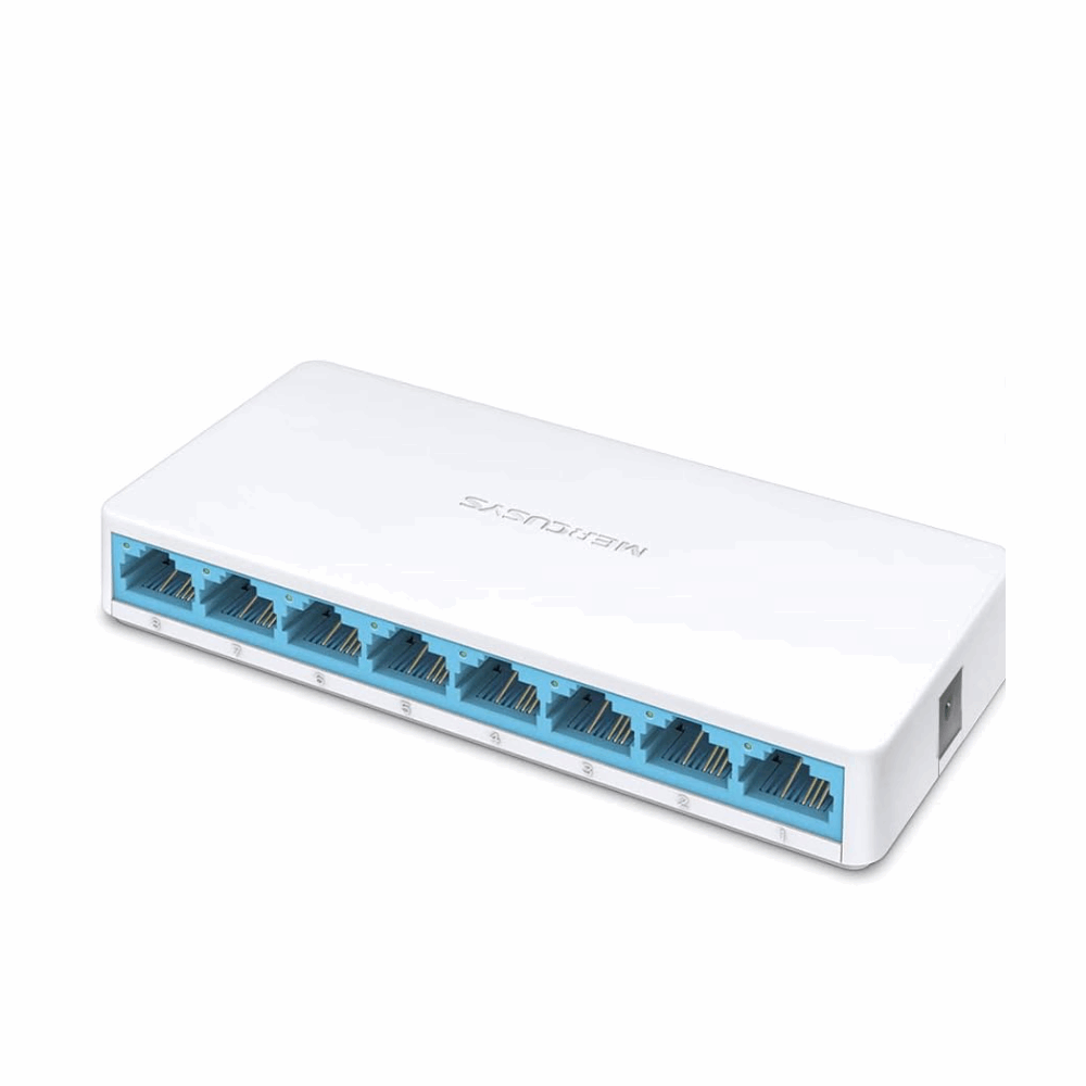 سويتش موزع شبكه ميرك سيس MS108 8-Port 10/100Mbps Desktop
