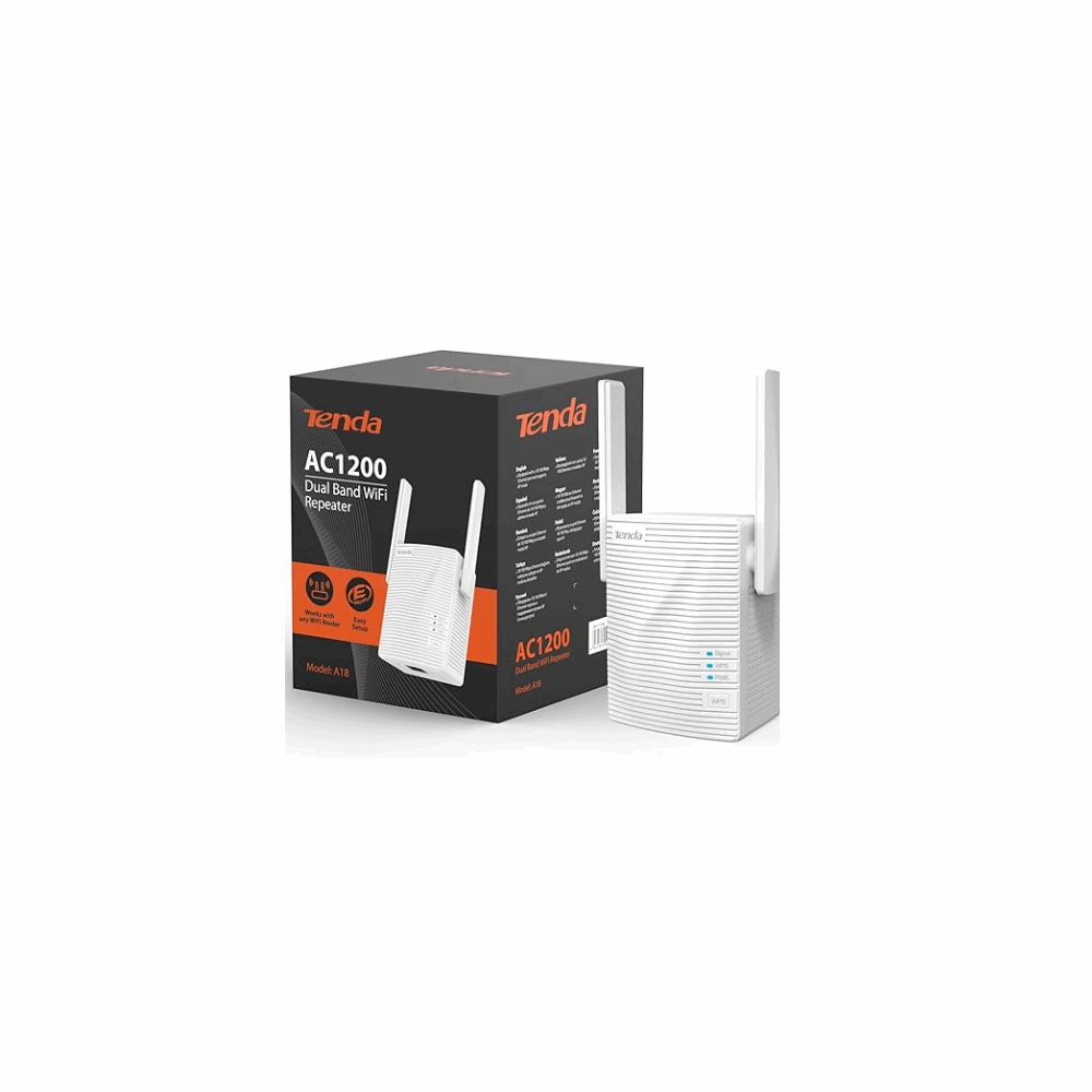 Wi-Fi Range Extender Tenda A18 AC1200 Dual Band