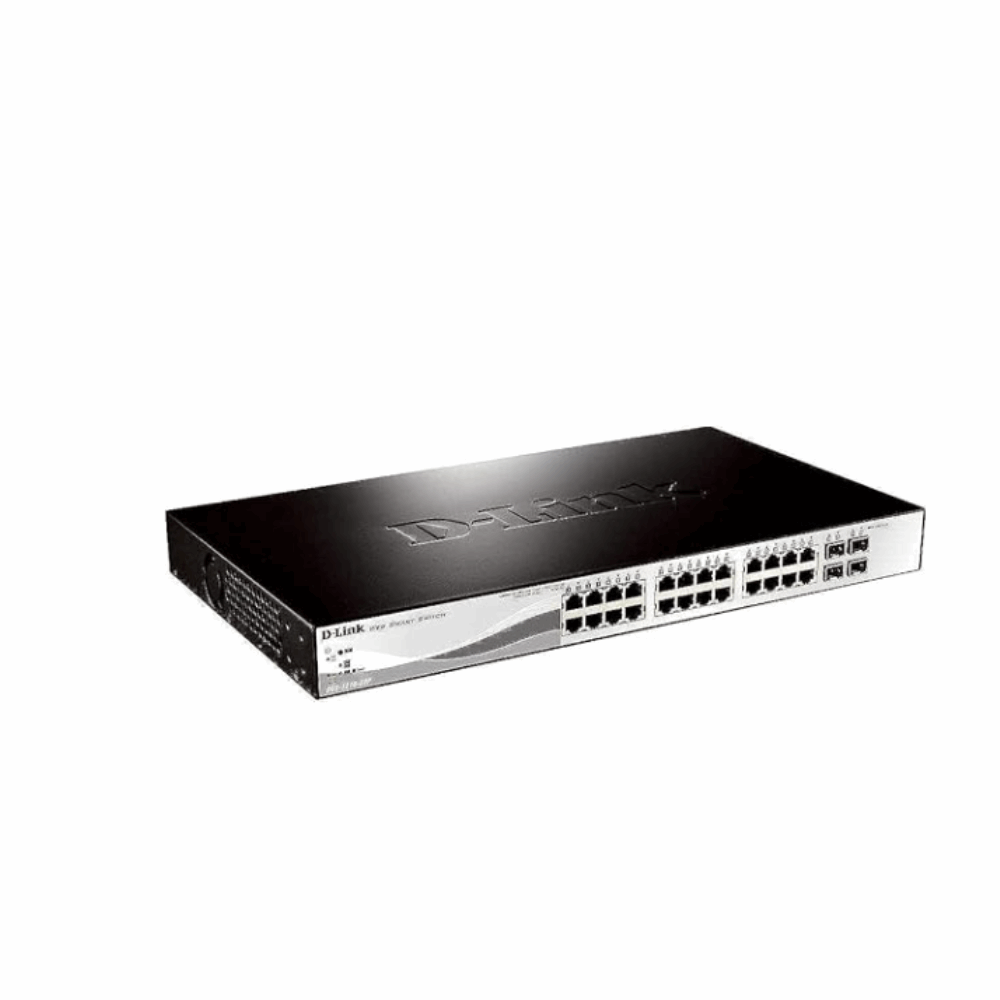 Switch D-Link DGS-1210-28P 24 Port Gigabit ( 24 POE - 185 watts ) + 4 SFP port Smart