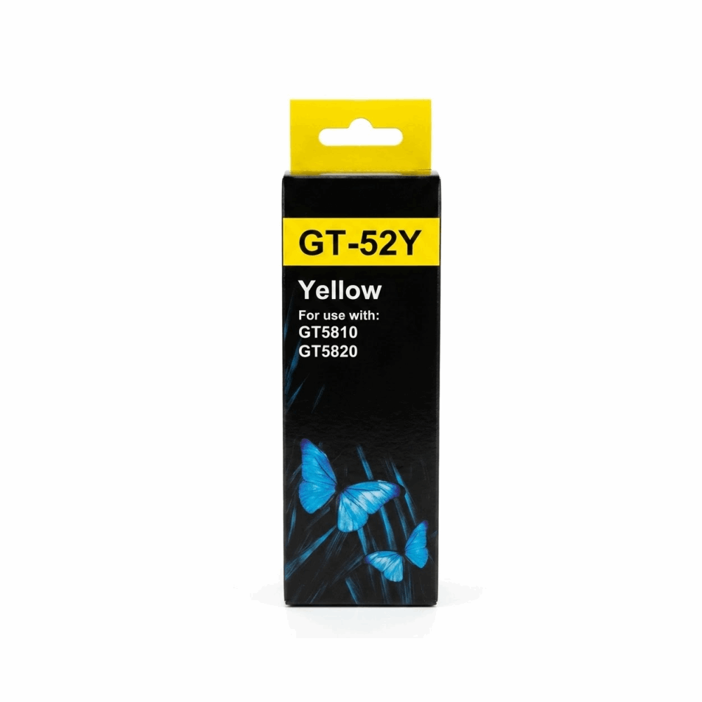 خرطوشة حبر اتش بي Gt 52 اصفر متوافقة