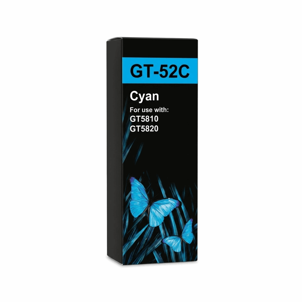 خرطوشة حبر اتش بي Gt 52  ازرق متوافقة