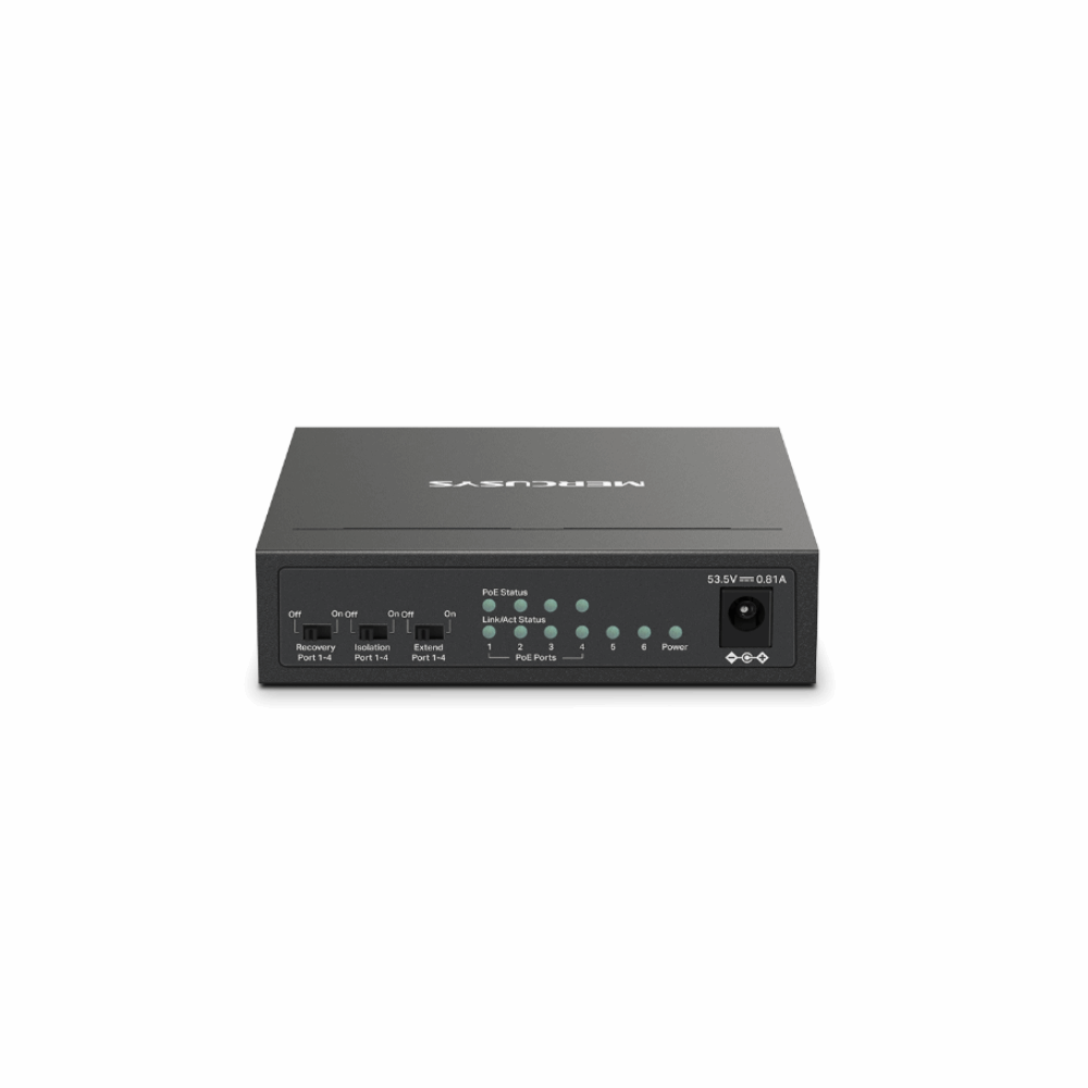 Switch Mercusys MS 106 Lp 4 Port - Poe